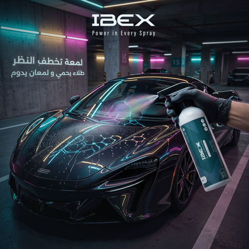واكس الجرافين IBEX — بخاخ حماية احترافي 500 مل