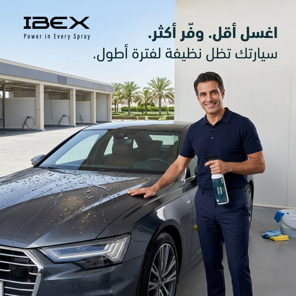 واكس الجرافين IBEX — بخاخ حماية احترافي 500 مل